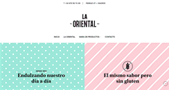 Desktop Screenshot of pastelerialaoriental.net