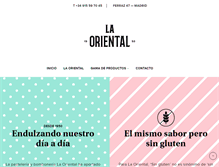 Tablet Screenshot of pastelerialaoriental.net